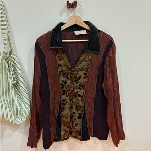 Tailor Vintage Multicolor Floral Blazer